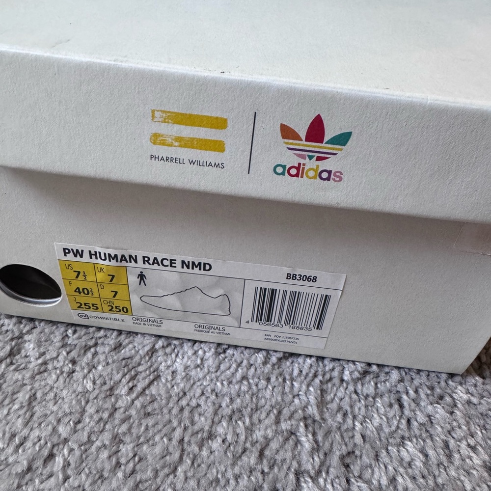 Adidas Hu Pharrell human race NMD sz 7.5 men’s - Picture 6 of 9